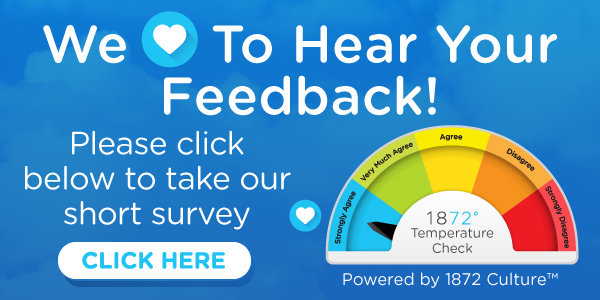 We love to hear your feedback!